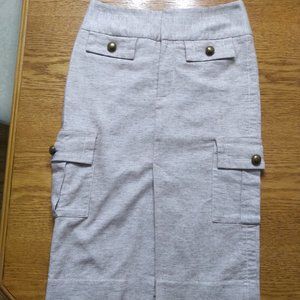 💕Alvin Valley 0/32 oatmeal cargo skirt